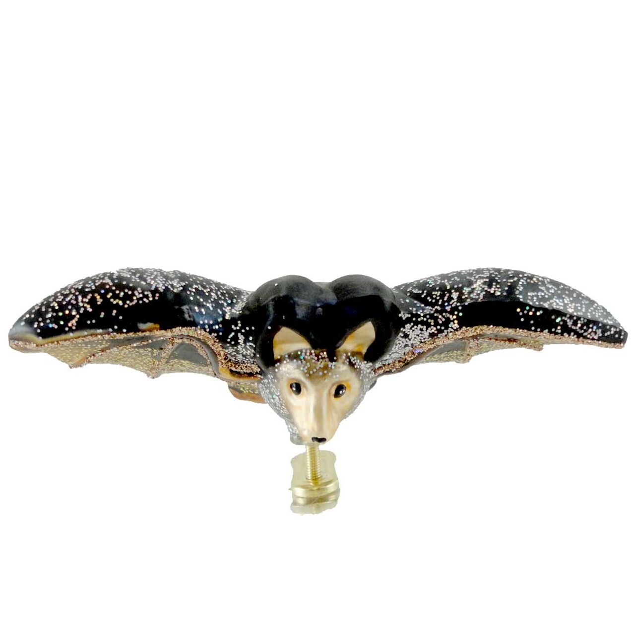 Old World Christmas 1.5 Inch Clip-On Bat Halloween Tree Ornament , Halloween Decor Ornament Halloween Wings Flying